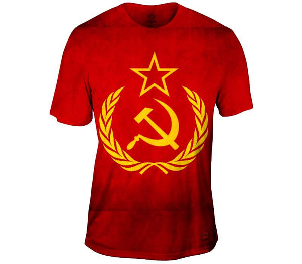 Soviet Union Grunge Flag Mens T-Shirt