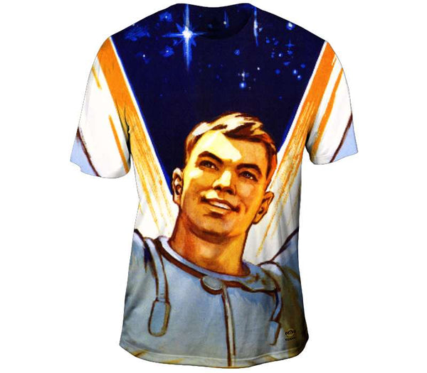 Soviet Victory In Space Propaganda Mens T-Shirt