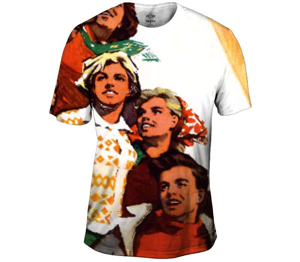 The Soviet Family Future Is Space Propaganda Mens T-Shirt