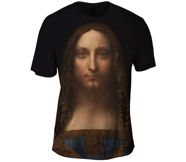 Leonardo da Vinci - Christ as Salvator Mundi Mens T-Shirt