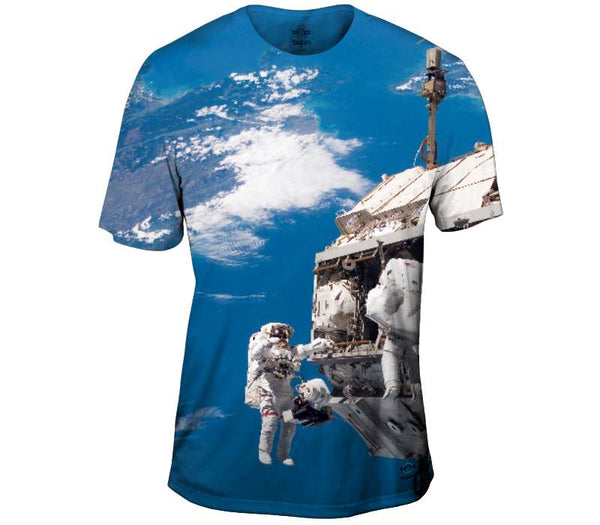 Hanging Out In Space Mens T-Shirt
