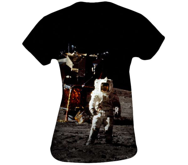 Hanging Out On The Moon Womens Top