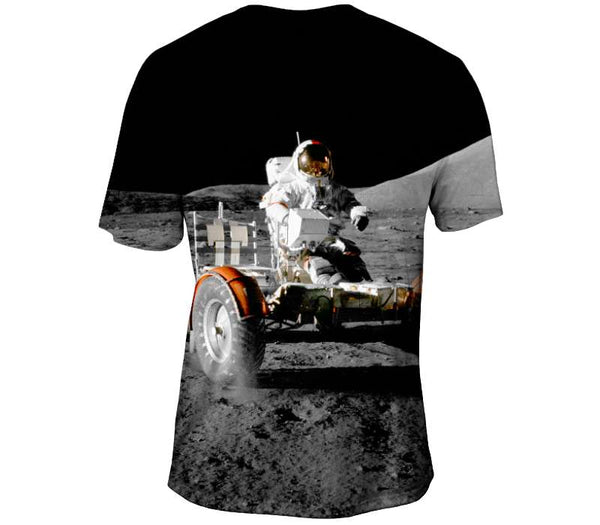 NASA Apollo 17 Rover on Patrol Mens T-Shirt