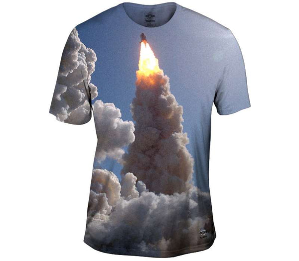 Shuttle Blast Off Mens T-Shirt
