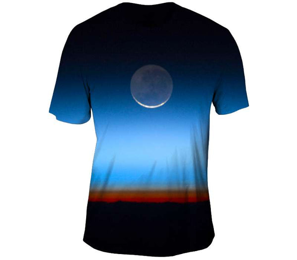 The Moon At Dawn Mens T-Shirt