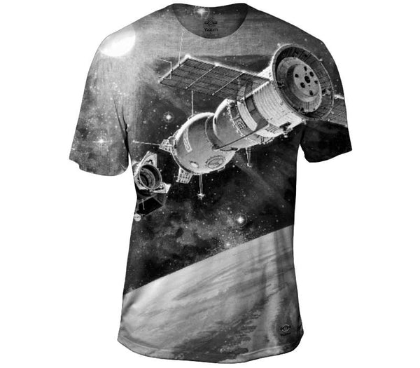 The Rendezvous Black and White Mens T-Shirt
