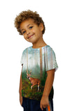 Kids Wandering deer