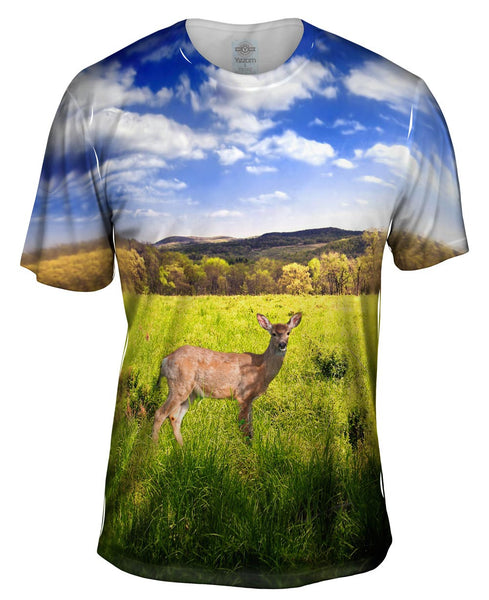 Deer Sky Mens T-Shirt