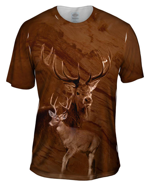Painted Deer Mens T-Shirt