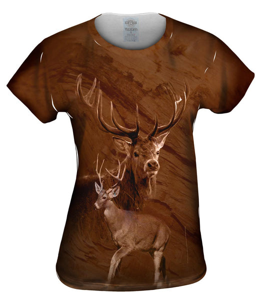 Painted Deer Womens Top