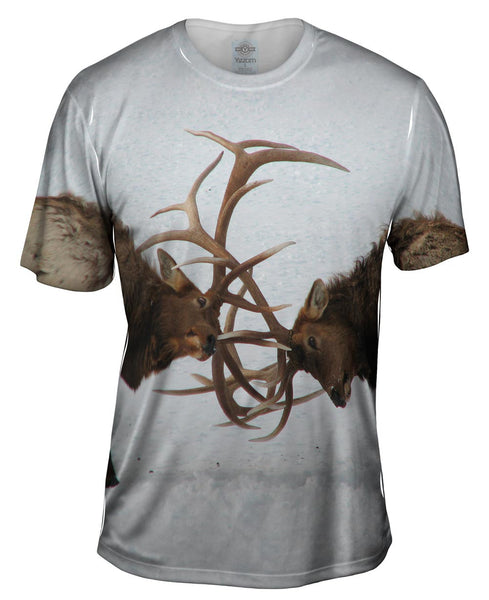 Deer Duel Mens T-Shirt