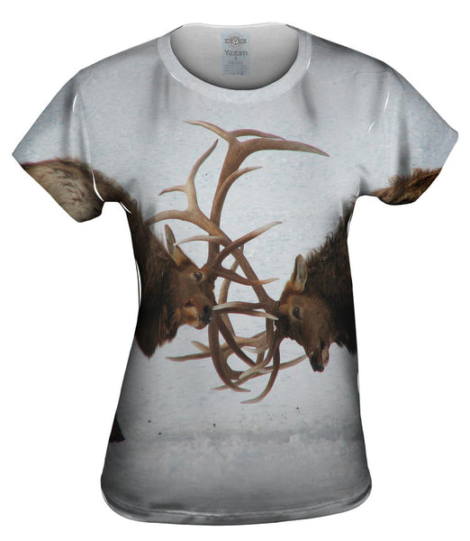 Deer Duel Womens Top
