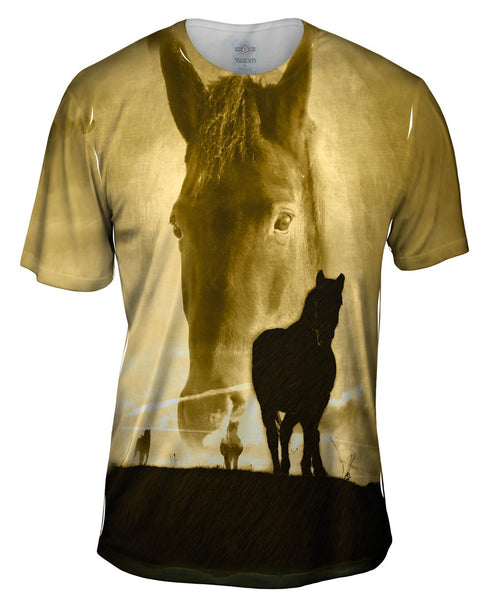 Horse Dawn Mens T-Shirt