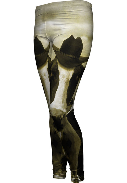 Cowboy Cow Womens Leggings