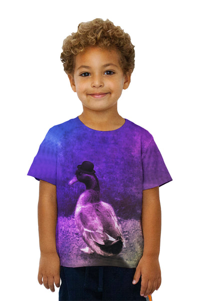 Kids Bowler Hat Duck&nbsp;Kids T-Shirt