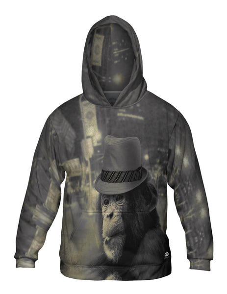 Chimp Fedora Mens Hoodie Sweater
