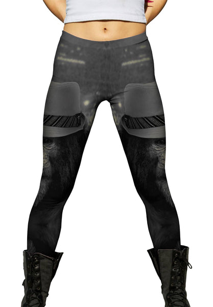 Chimp Fedora&nbsp;Womens Leggings