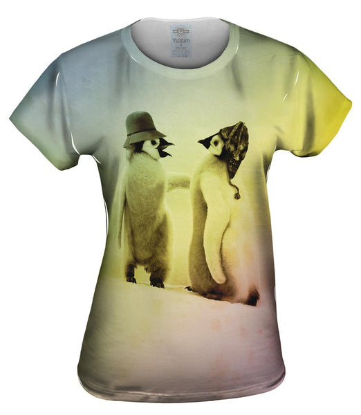 Twin Penguins Womens Top