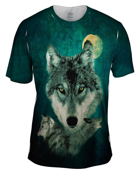 Tri Wolf Mens T-Shirt