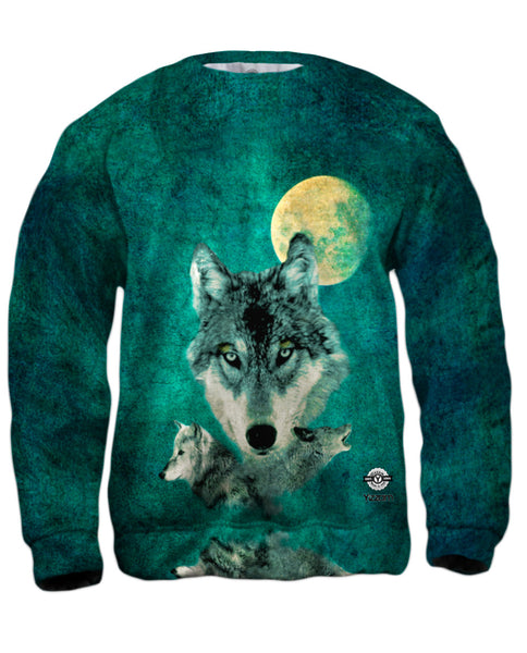Tri Wolf Mens Sweatshirt