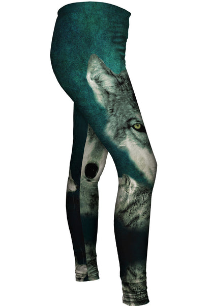 Tri Wolf Womens Leggings
