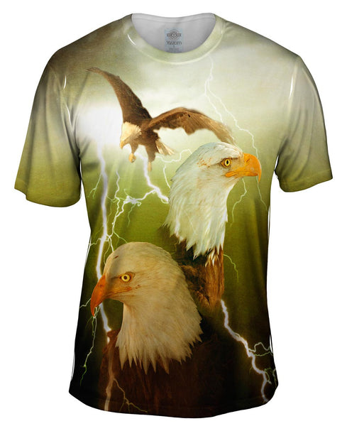 Lighting Eagle Mens T-Shirt