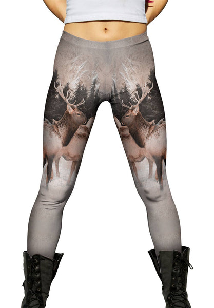 Brown Elk&nbsp;Womens Leggings