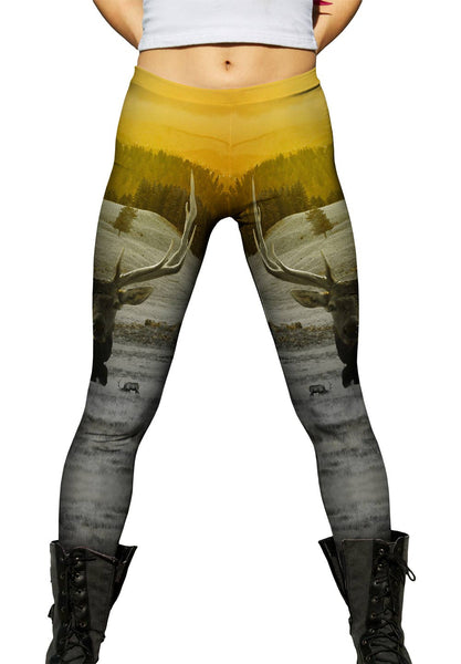 Yellow Elk&nbsp;Womens Leggings