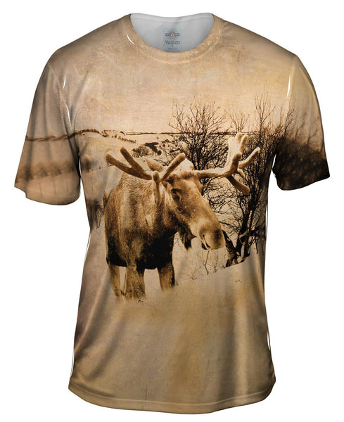 Farm Moose Mens T-Shirt