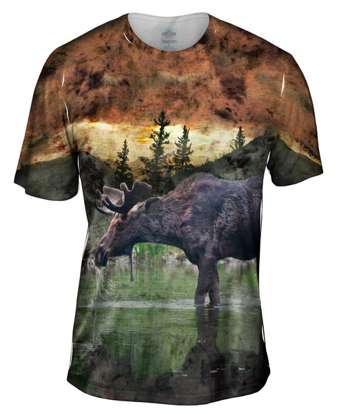 Lake Moose Mens T-Shirt