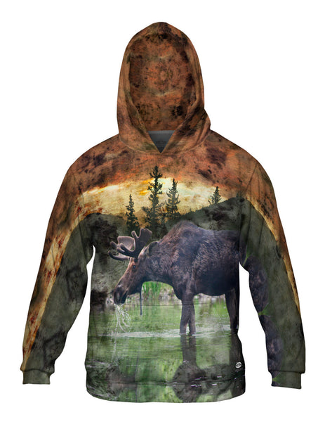 Lake Moose Mens Hoodie Sweater