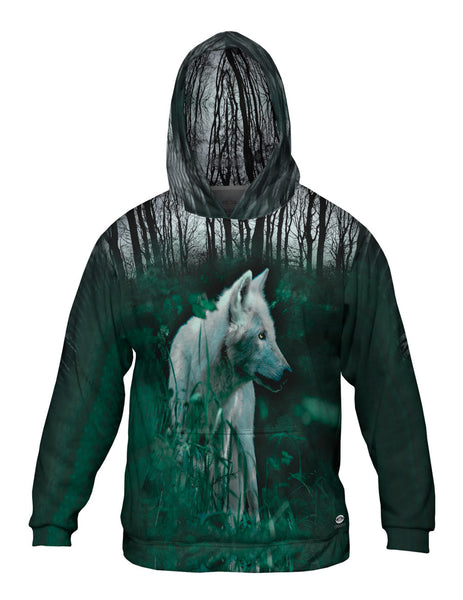 Forest Wolf Mens Hoodie Sweater