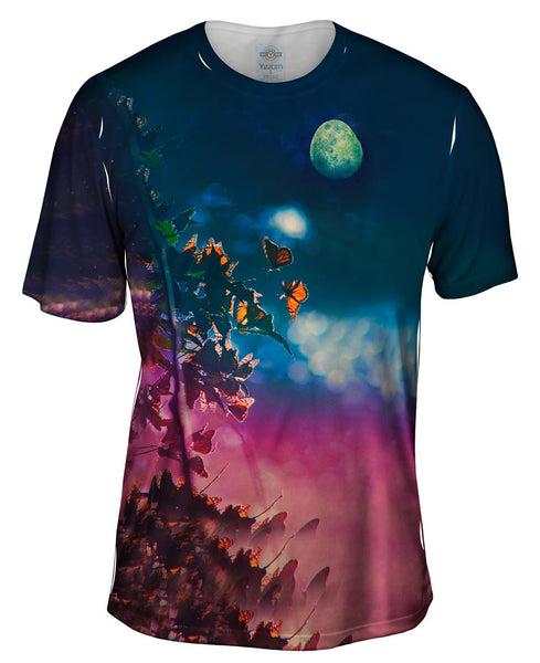Moon Butterflies Mens T-Shirt