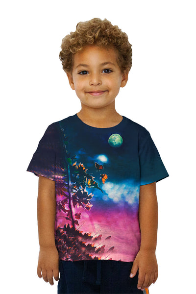 Kids Moon Butterflies&nbsp;Kids T-Shirt