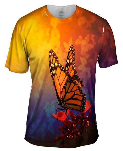 Rainbow Butterfly Mens T-Shirt