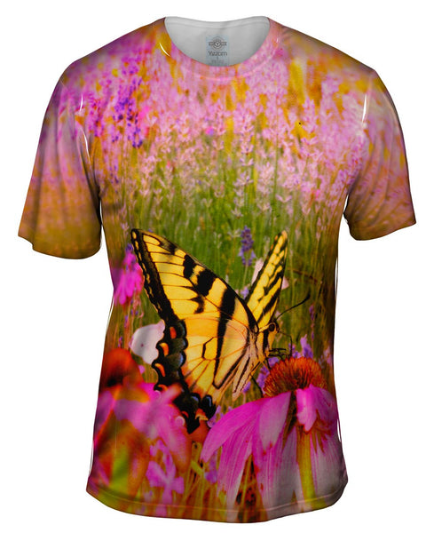French Butterfly Mens T-Shirt