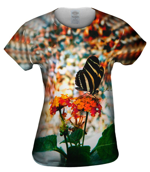 Pebble Butterfly Womens Top