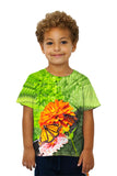 Kids Flowers And Butterflies