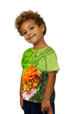 Kids Flowers And Butterflies