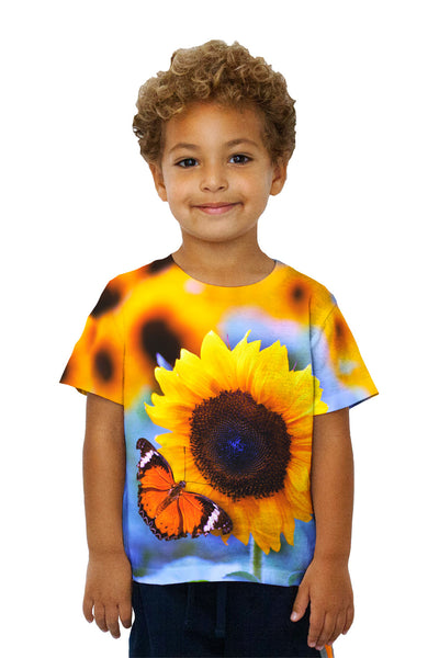 Kids Sunflower Butterfly&nbsp;Kids T-Shirt