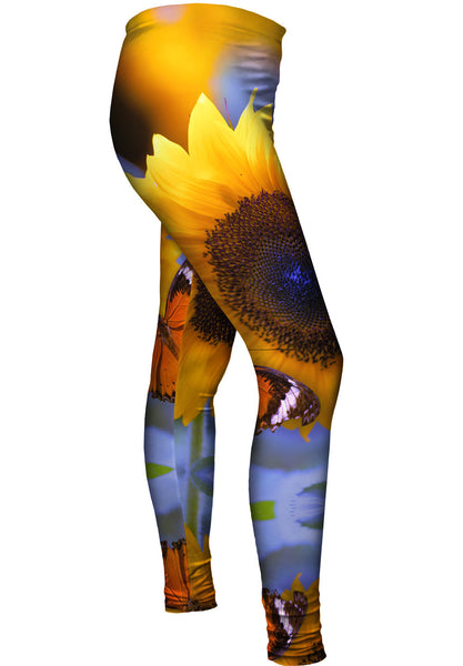 Sunflower Butterfly&nbsp;Womens Leggings
