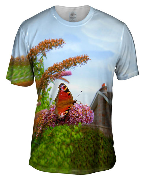 Backyard Butterfly Mens T-Shirt