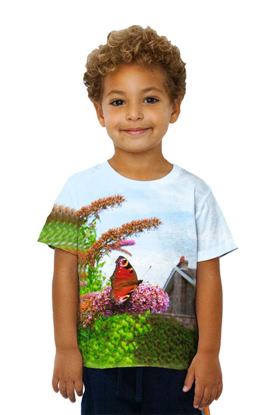 Kids Backyard Butterfly&nbsp;Kids T-Shirt
