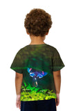 Kids Blue And Pink Butterfly