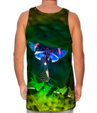 Blue And Pink Butterfly