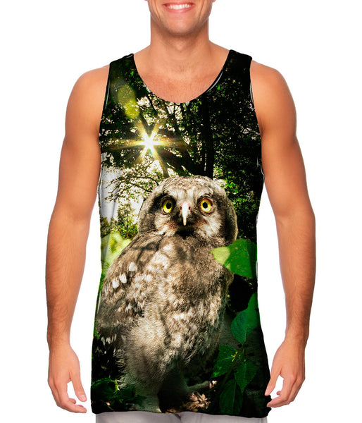 Lone Babe Owl&nbsp;Mens Tank Top