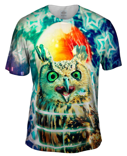 Scream Owl Mens T-Shirt
