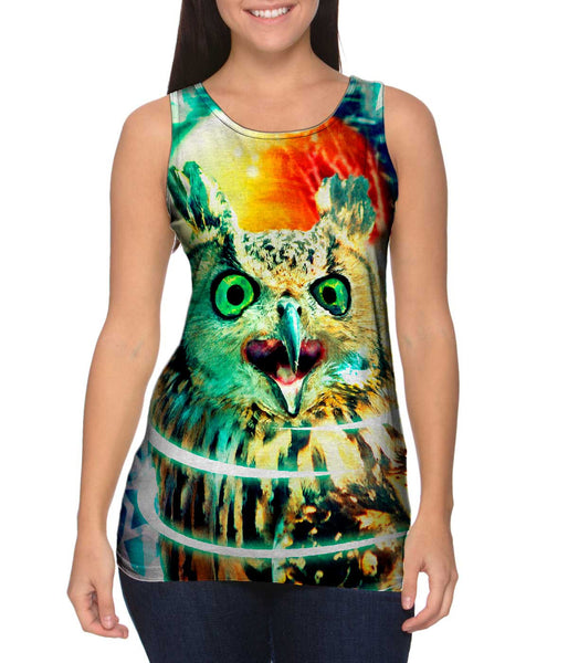 Scream Owl&nbsp;Womens Tank Top
