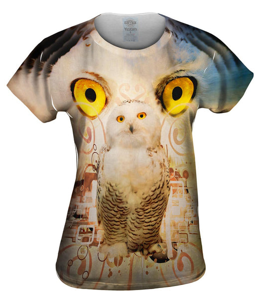 Snow Nebula Owl Womens Top