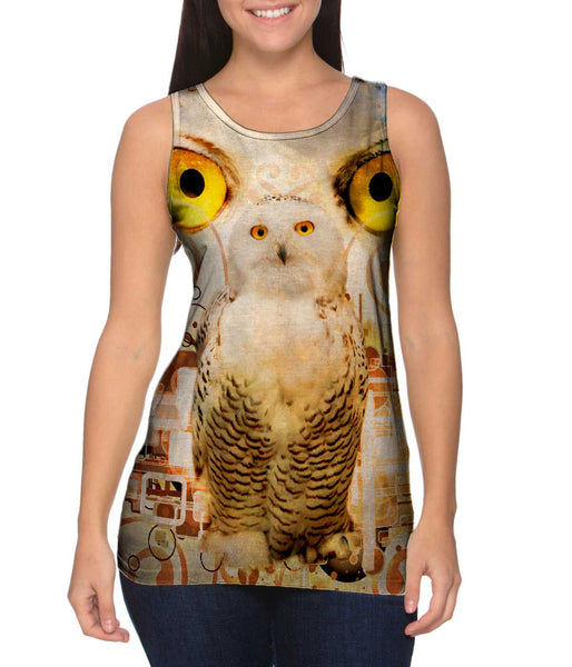 Snow Nebula Owl&nbsp;Womens Tank Top